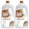 Quick Shine Hardwood Floor Luster-Polish 64oz-2pk Plant-Derived w/Carnauba Safer Choice,