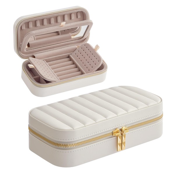 SONGMICS HOME SONGMICS HOME Travel Jewelry Case, Small Jewelry Box