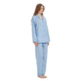 kolipajam 100% Cotton Pyjamas For Women Long-Sleeve PJS set Cozy Button Down Sleepwear Boyfriend Loungewear S-3XL