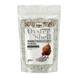 Organic Oyster Shell Calcium Supplement - Crushed Shells for Plants, Chickens, and Compost - Natural Fertilizer Boost for Healthy Gardens by Old Cobblers Farm (5 lbs)