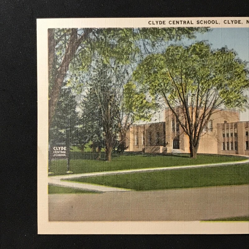 Clyde NY - New York Clyde Central School c 1930's