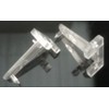 Hold Down Plastic Bracket For 2 inch Horizontal Blind- Pack of 2 - Clear