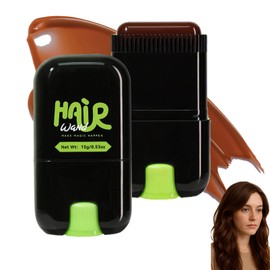 Hair Color Stick – 2-in-1 Root Touch-Up Comb & Temporary Hair Dye Stick -Proof – Wash In & Wash Out Color for Gray Coverage Easy Applicator for Quick Coloring Black (03# Coffee)