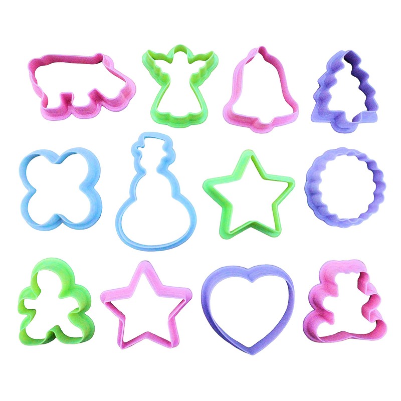 Kids B Crafty Playdough Tools and Cutters Set - Wooden