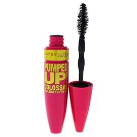 Maybelline Volum' Express Pumped Up! Colossal Washable Mascara, Glam Black, 0.33 fl. oz., 05291088 pounds, 9.355335 gramo, 1