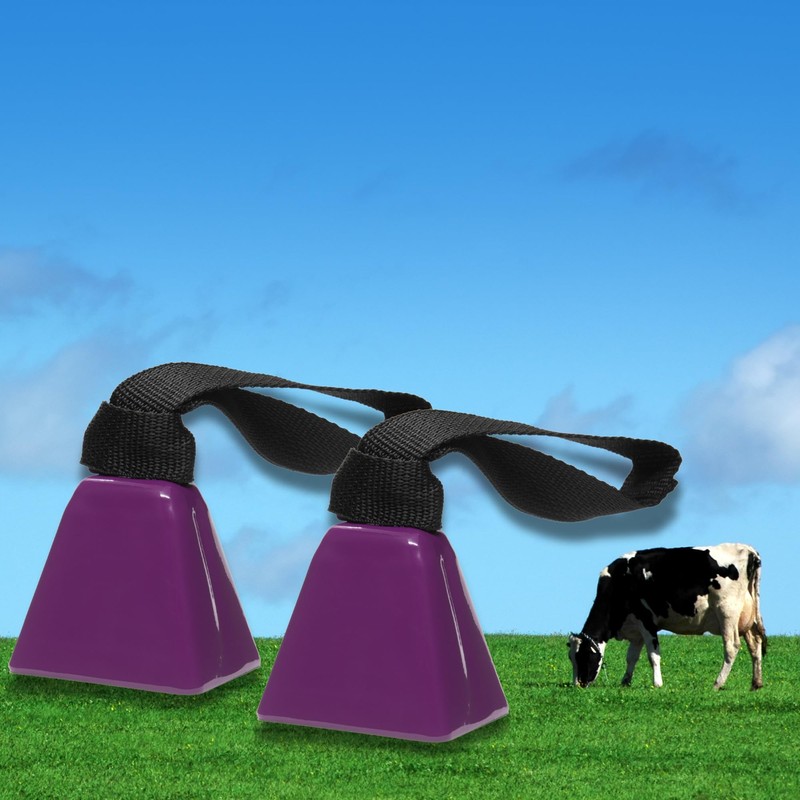Bevin Bells Long Distance Cow Bells 10LD (Purple & Purple)