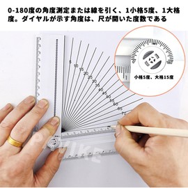 PAVIKE 30cm Transparent Rectangle Ruler Protractor Rectangle Ruler Protractor Angle Ruler Protractor Mathematical Geometry Drawing Multifunctional Angle Ruler Student Stationery Drawing Tool Supplies