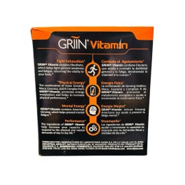 GRIIN VITAMIN drinkable dietary Supplement B1,B2,B3,B6,B1<wbr/>2 12 pouches 12 sobres