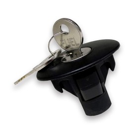 1 PC Locking Fuel Tank Gas Cap, Lock Filler Plug Compatible with Edge Escape Expedition Explorer F150 Fiesta Flex Focus Fusion Taurus # 8U5Z-9C268-B