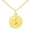 Philip Jones Gold Plated St Christopher Necklace