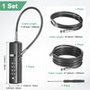 M METERXITY 1-Set Gate Locks for Outdoor Fence Heavy Steel