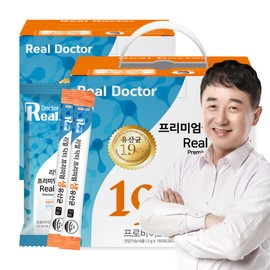 Real Doctor Premium Live Lactobacillus Probiotics Breast Milk Derived Zinc Immunity for Whole Family 180 Packets, 2 Pieces / 리얼닥터 프리미엄 생유산균 프로바이오틱스 온가족 모유유래 아연 면역 180포, 2개