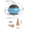 COOLPIPIT Incense Burner/Incense Set, Antique, Stylish, Pottery, Yoga, Interior, Swirl,