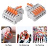 AITRIP 10PCS Lever Wire Connectors，Lever Wire Connectors, Quick Wiring Cable