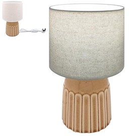 Lesser & Pavey Table Lamp with Shade for Home Decor & Living Room | Ideal Reading Light for Study & Bedroom | Led Desk Lamp for Home & Office | Desk Light for Students & Professionals