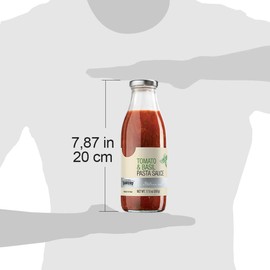 Sanremo Italian Tomato Basil Pasta Sauce, Made with Real Fresh Ingredients, Extra Virgin Olive oil, and Produced in Italy, 17.6 ounces (Pack of 2)