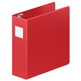 Wilson Jones ENVI Heavy Duty 3-Inch D-Ring Binder, Letter Size, 600-Sheet Capacity, Red (5050513899)