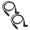 2PCS Microphone Extension Cables 3 Pin XLR Male to Female