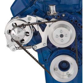 CVF Racing Ford 351C Cleveland Alternator Bracket (Silver Aluminum)