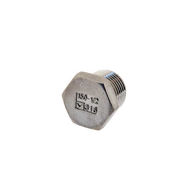 High Pressure Sealing Plug UNF 7/16 Inch -20 (JIC), Galvanised