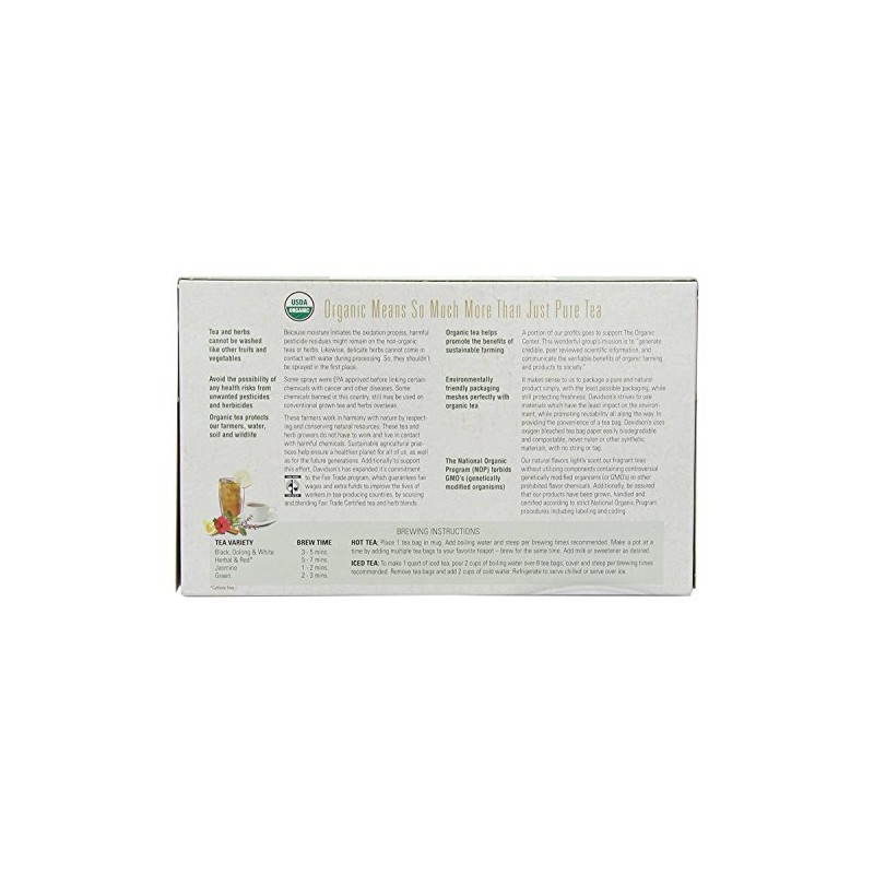 Davidson's Organics, Spiced Pear, 100-count Unwrapped Tea Bags