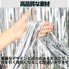MAEXUS Tassel Curtains, 2 Pcs 200x100cm Glitter Curtain Glamorous Metallic
