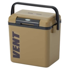 Sanka SVES-#10KA Vent Sereno Cooler Box, One Push Open, German Khaki (Matte), 2 gal (7.6 L), Lightweight, Removable Lid, Fishing, Camping, 11.7 x 7.9 x 10.7 inches (29.6 x 20 x 27.3 cm)