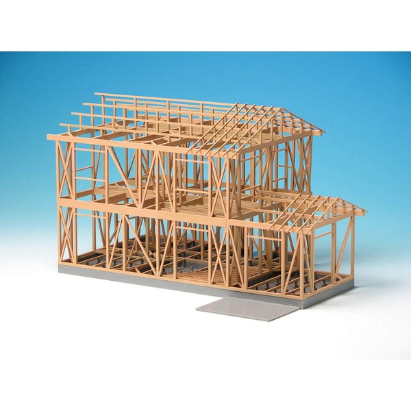 PLATZ SP-155 1/50 Architectural Model, Wooden Axis Set, Renewal Edition, Plastic Model