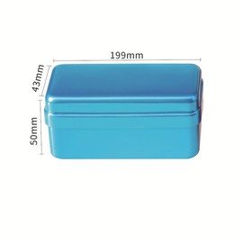 72 Hole Aluminium Autoclave Sterilizer Case Burs Dental Disinfection Endo Files Holder Box for Oral Care Tools