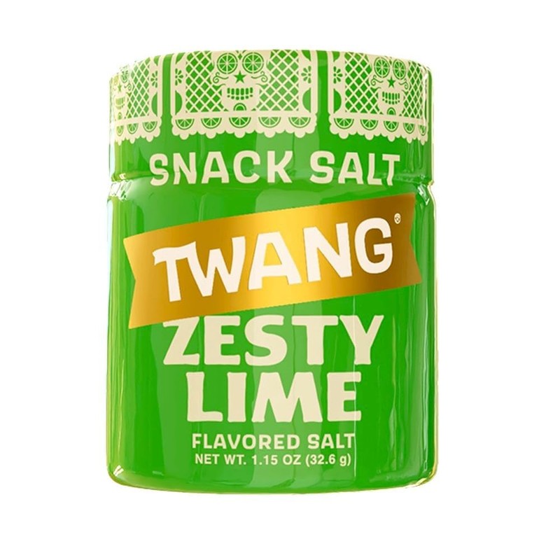 Twangerz Lime Seasoning Salt Snack Topping, 1.15-Ounce Shaker (Pack of