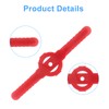 Coufce 36 Pcs Plastic Weed Wacker Head Blades Red Replacement
