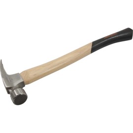 Dynamic Tools D041110 Milled Face Framing Hammer with Hickory Handle, 25 oz