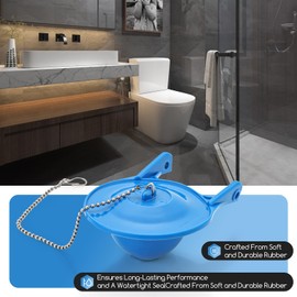 3 Inch Toilet Flapper Replacement Compatible with Gerber Toilet Flapper 99-788, Flexible Rubber Toilet Plug Flapper, Toilet Flapper 99-788 Replacement Kit, Easy to Install