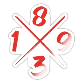 Spreadshirt Stuttgart 1893 Sticker 10 x 10 cm Glossy White