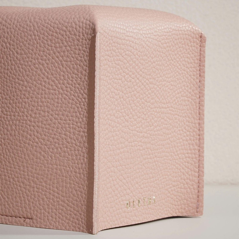 OLETHA Cube Box Facial Tissue Holder, Pink