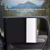 mingo-tech 4pcs Car Magnetic Side Front & Rear Window Sun