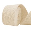 AHANDMAKER 11 Yards Heavy Polycotton Webbing White Webbing Straps 1.5