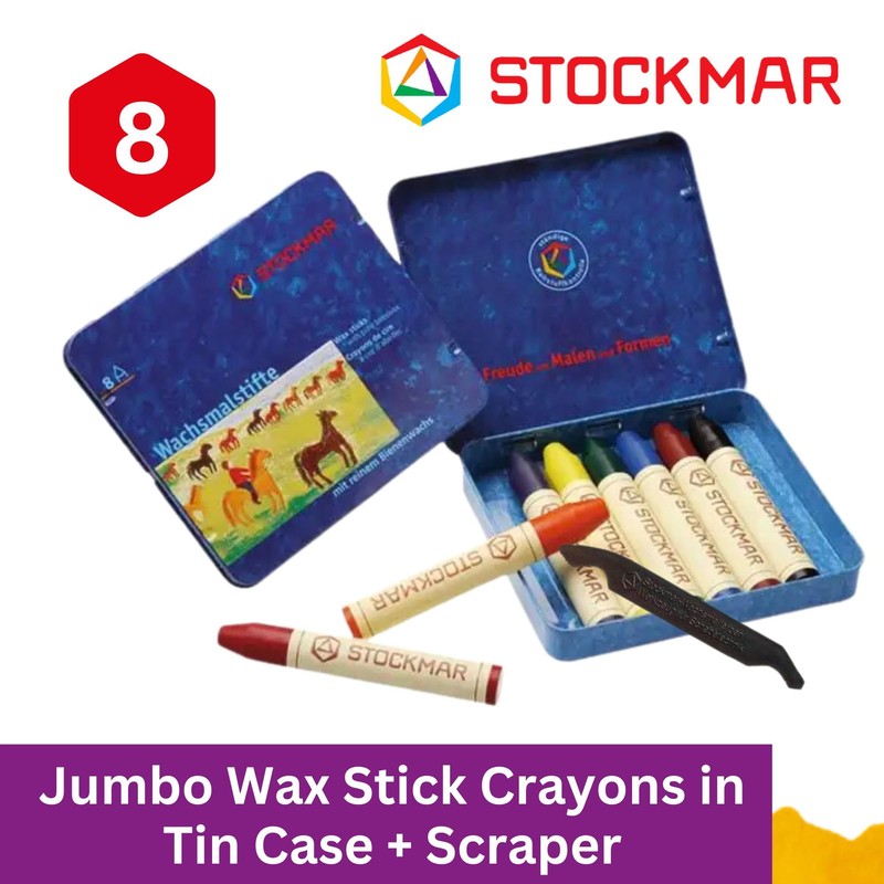 Stockmar Pastelli a cera - 8 colori