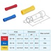GTIWUNG 200pcs Insulated Crimp Terminal Set Crimp Connector Connector Terminal