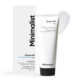 Minimalist Dehydrated Skin Moisturizer with 10% Vitamin B5 for Oily & Acne-Prone Skin | Oil-Free Hydration & Lightweight Gel Formula for Damaged Barrier Repair | Fast-Absorbing & Non-Sticky Lightweight Winter Cream For Women & Men | Fragrance-Free | 50 grams