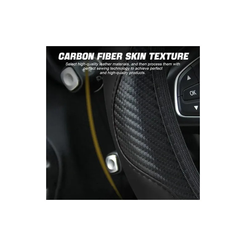 Funda Cubre Volante Deportivo Protector Antiderrapante Auto
