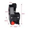 Aluminum Alloy Left Motorcycle 7/8" Handlebar Mount Horn Beam Winker