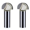 1/2-inch Shank, 7/8-inch Cutting Dia, 2-Flute, Carbide Tipped Groove Round