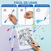 Ohuhu Plumones Acrílicos 72 Colores Doble Punta Pincel y Fina