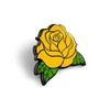 Pinsanity Yellow Rose Enamel Lapel Pin
