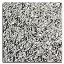 FenchelShades.com Lampshade 7" Top Diameter x 12" Bottom Diameter x 12" Slant Height with Washer (Spider) Attachment for Lamps with a Harp (Couture Crushed Sterling)