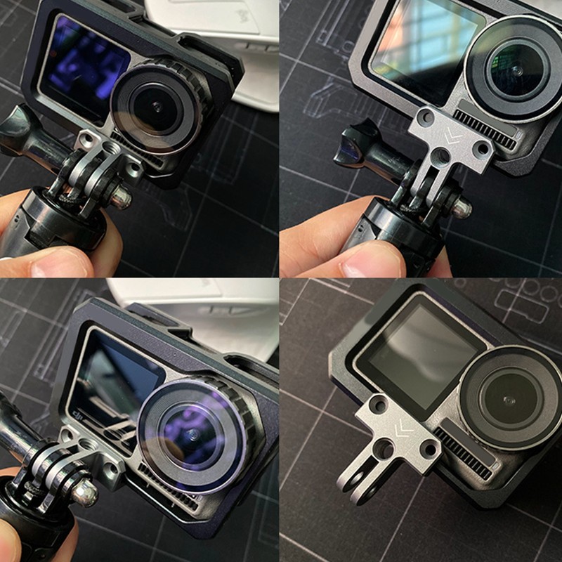 Aluminium Alloy Camera Cage Case for DJI Osmo Action Camera