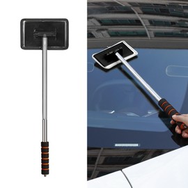 Biluer Car Sponge For Washing, Car Wash Brush Sponges For Car Cleaning Telescopic Brushsponge Mop 180°Rotatable Brush Head,Retractable Aluminium Alloy Body