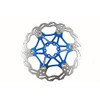 Snail Bike Bicycle Disc Brake Rotor Floating MTB Rotors 203mm (Blue)