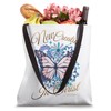 New Creation In Christ Butterfly Floral Christian Tote Bag